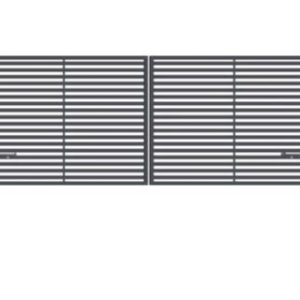 SKANDI II kaksiovinen portti automatiikalla